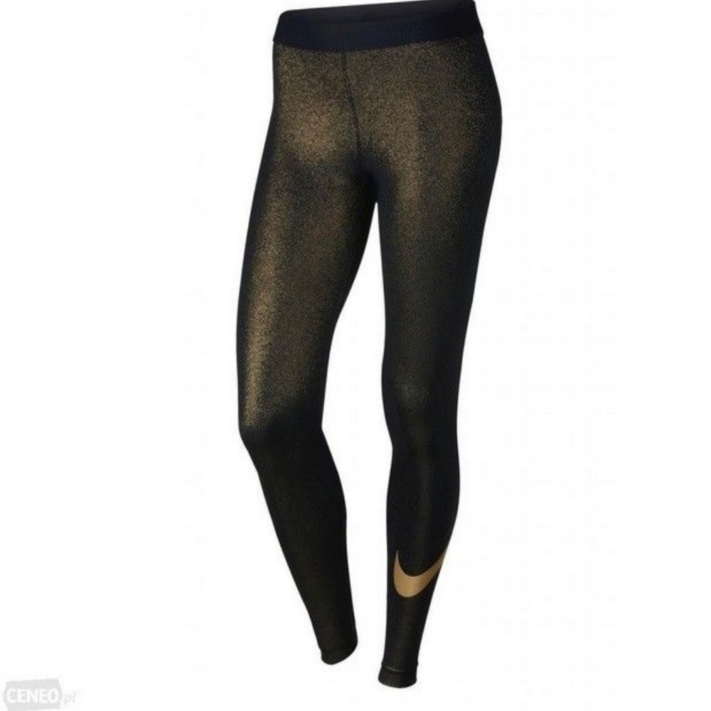 Nike Pro Dri-FIT Gold Sparkle Training Tights
